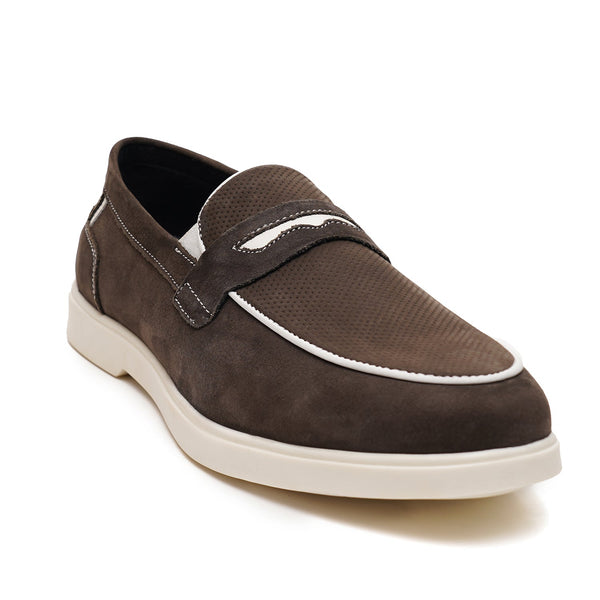 Starlet LEATHER SHOES - LBY-051 BROWN MEN LOAFER