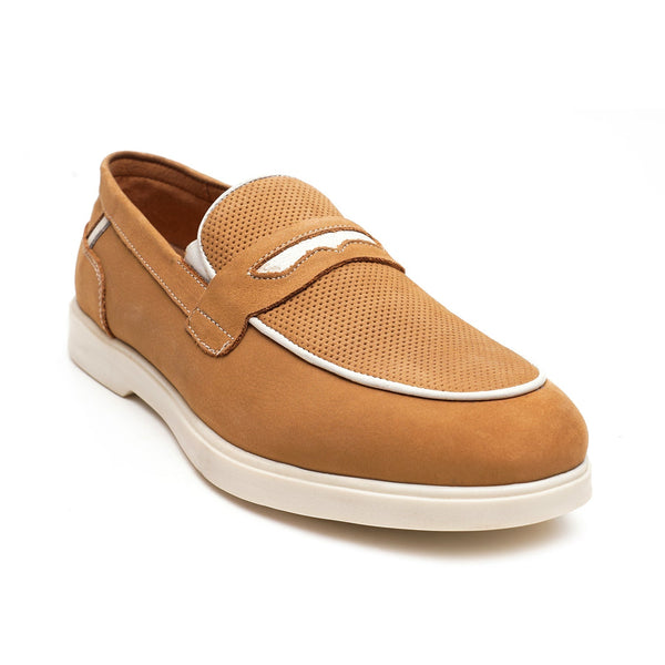 Starlet LEATHER SHOES - LBY-051 CAMEL MEN LOAFER