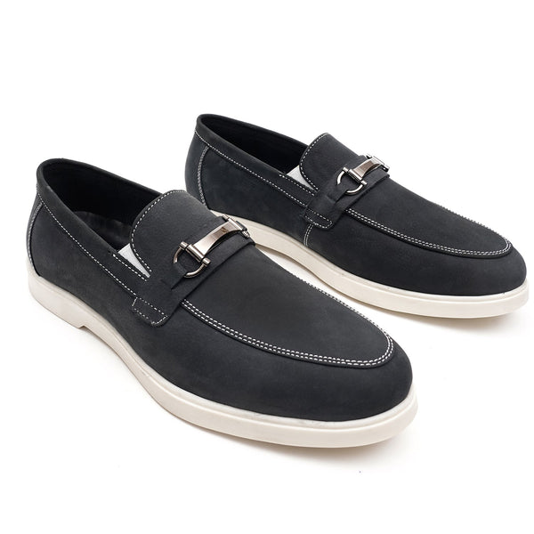 Starlet LEATHER SHOES - LBY-053 BLUE MEN LOAFER