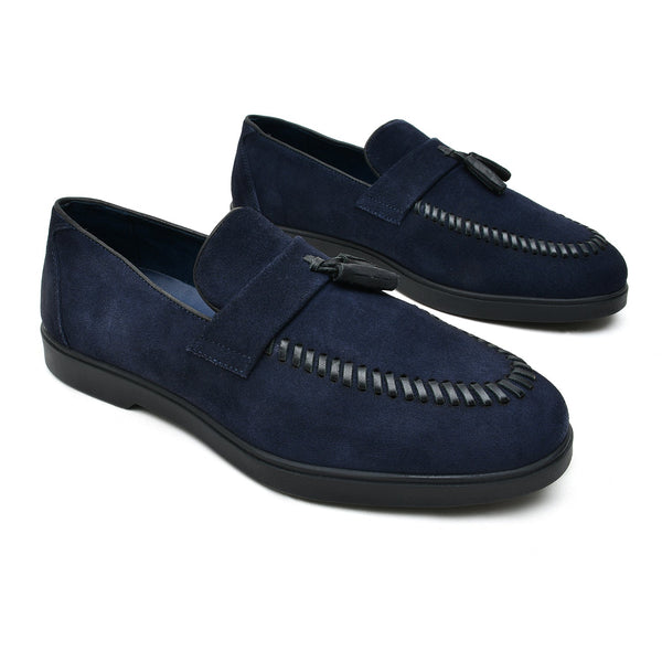 Starlet LEATHER SHOES - LBY008 BLUE MEN CASUAL