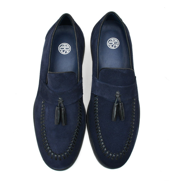 Starlet LEATHER SHOES - LBY008 BLUE MEN CASUAL