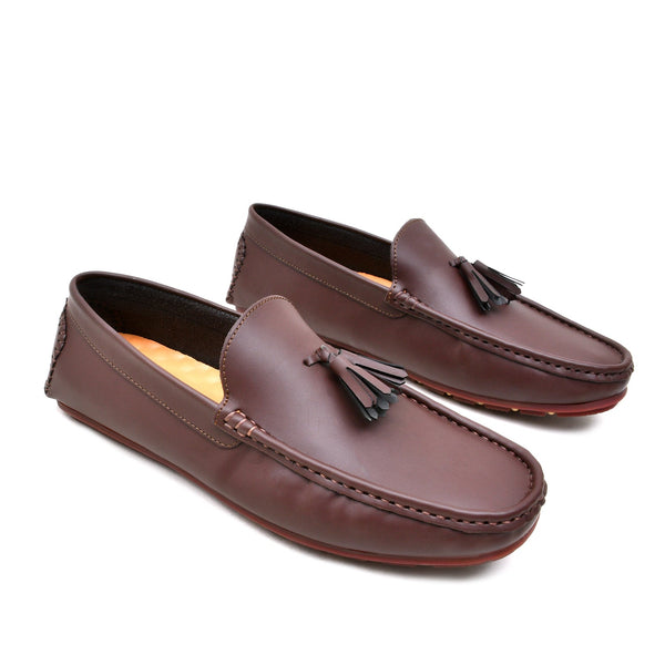 Starlet LEATHER SHOES - LFL306 - BROWN MEN LOAFER