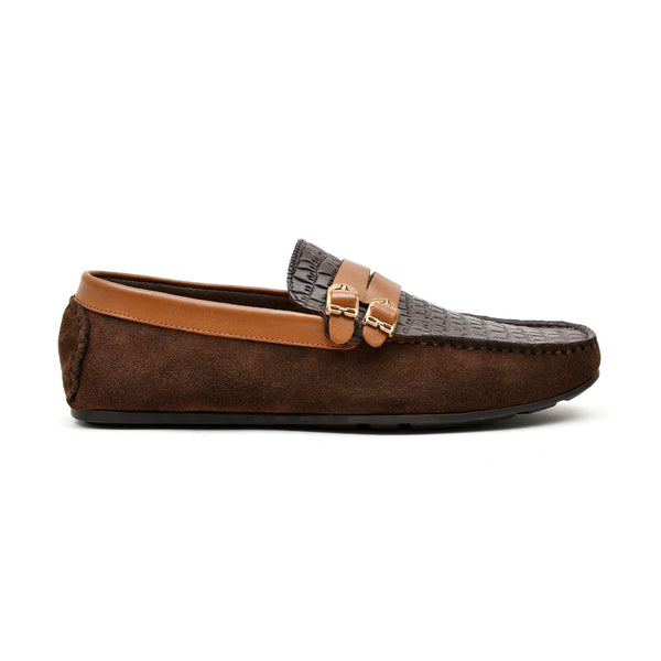 starlet LEATHER SHOES - LFR-101 BROWN MEN LOAFER