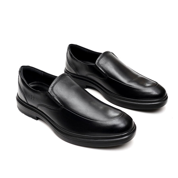 Starlet LEATHER SHOES - MCL-02 BLACK MEN CASUAL