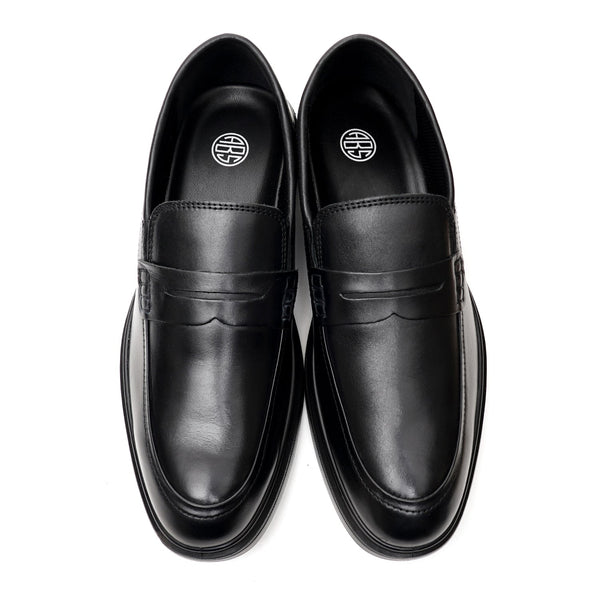 Starlet LEATHER SHOES - MCL-03 BLACK MEN CASUAL