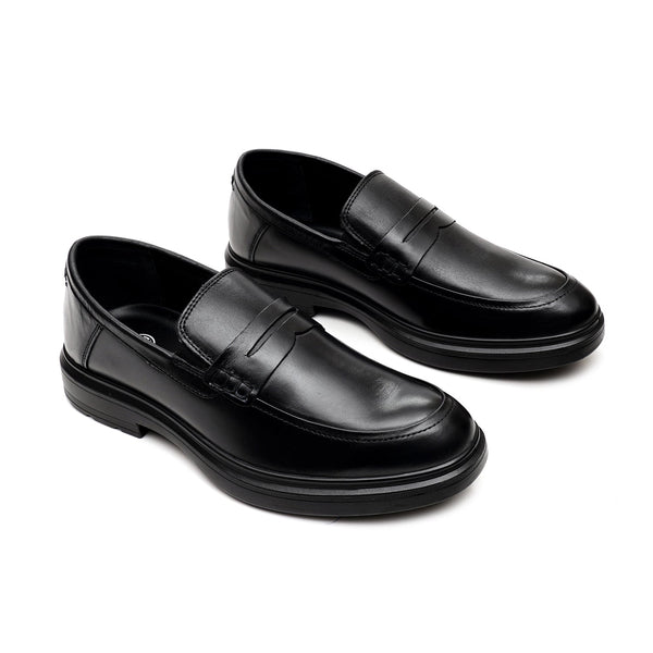 Starlet LEATHER SHOES - MCL-03 BLACK MEN CASUAL