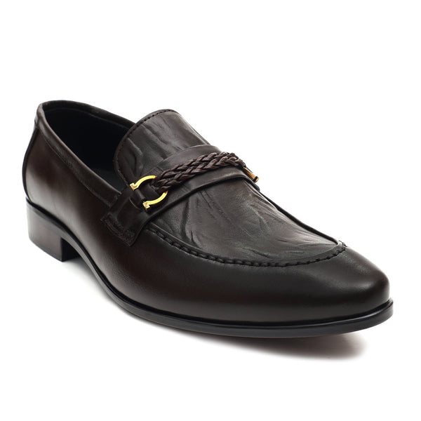 Starlet LEATHER SHOES - MJG-0004 BROWN MEN FORMAL