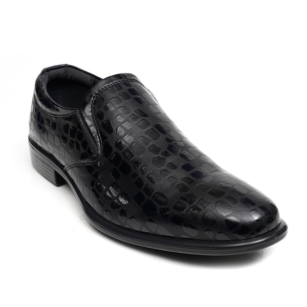 Starlet LEATHER SHOES - MSA-15 BLACK MEN FORMAL