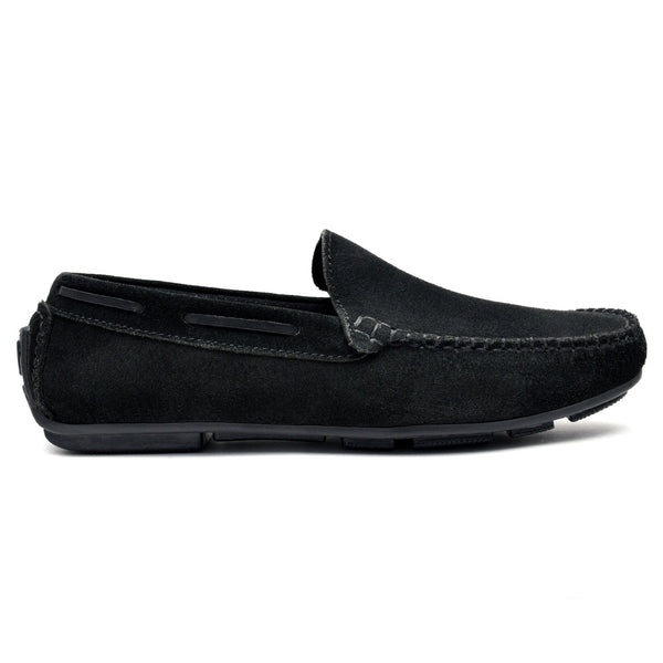 starlet LEATHER SHOES - ND-002 BLACK MEN LOAFER