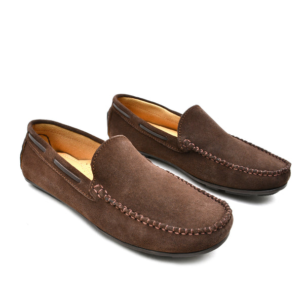 Starlet LEATHER SHOES - ND-002 BROWN MEN LOAFER