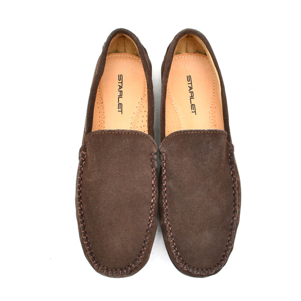 Starlet LEATHER SHOES - ND-002 BROWN MEN LOAFER