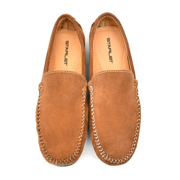 Starlet LEATHER SHOES - ND-002 MUSTARD MEN LOAFER