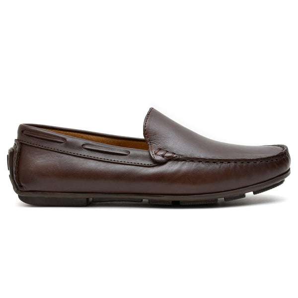 starlet LEATHER SHOES - ND-003 BROWN MEN LOAFER