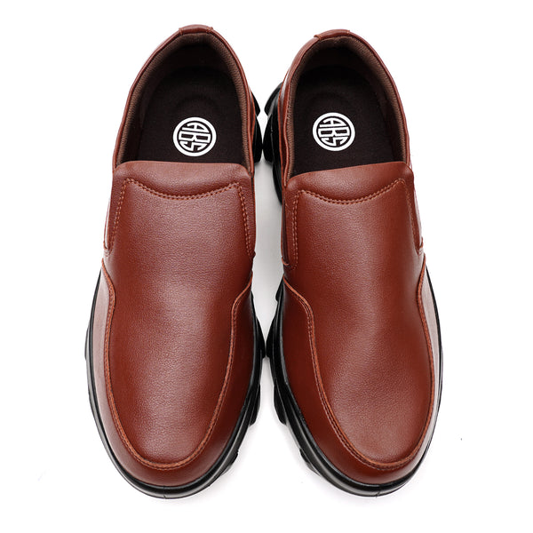 Starlet LEATHER SHOES - NNJ-710 TAN MEN SPORTS