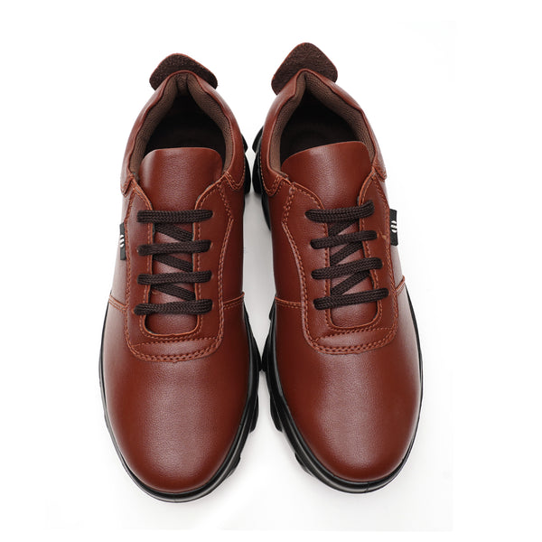 Starlet LEATHER SHOES - NNJ-711 TAN MEN SPORTS