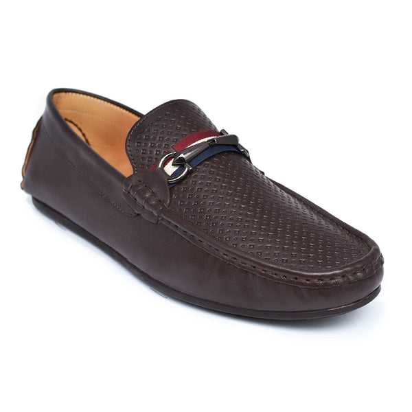 starlet LEATHER SHOES - ROMEO-042 BRN MEN LOAFER