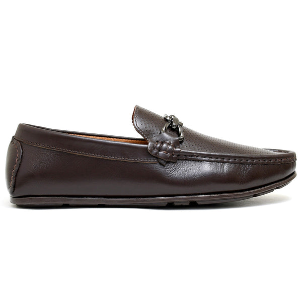starlet LEATHER SHOES - ROMEO-050 BROWN MEN LOAFER