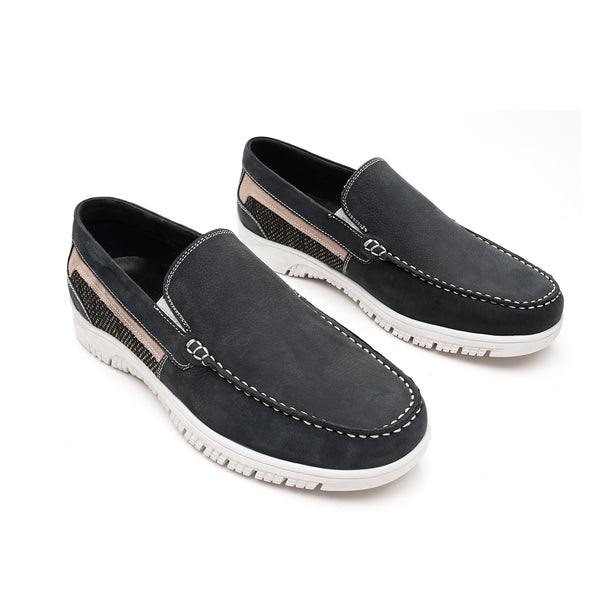 Starlet LEATHER SHOES - RPD-01 BLUE MEN LOAFER