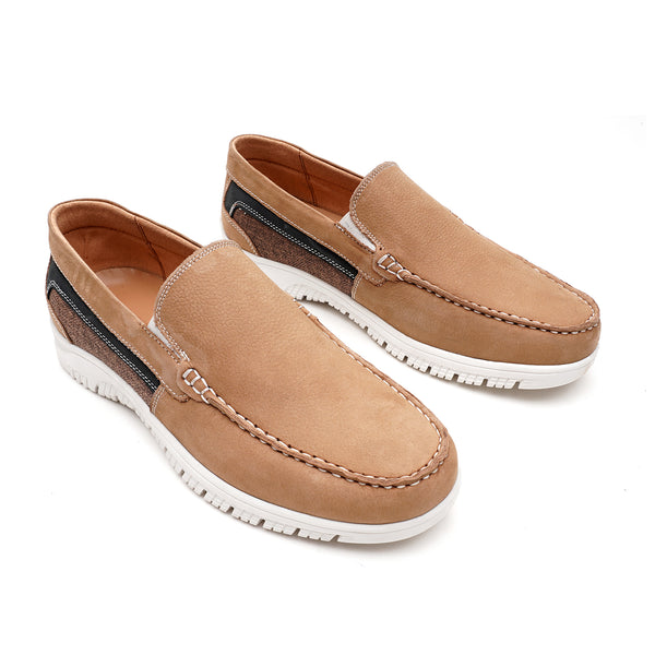starlet LEATHER SHOES - RPD-01 TAN MEN LOAFER