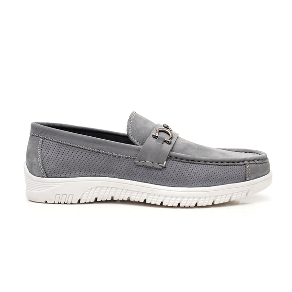 starlet LEATHER SHOES - RPD-02 GREY MEN LOAFER