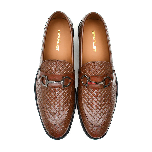 Starlet LEATHER SHOES - RTG-0001 BROWN MEN FORMAL