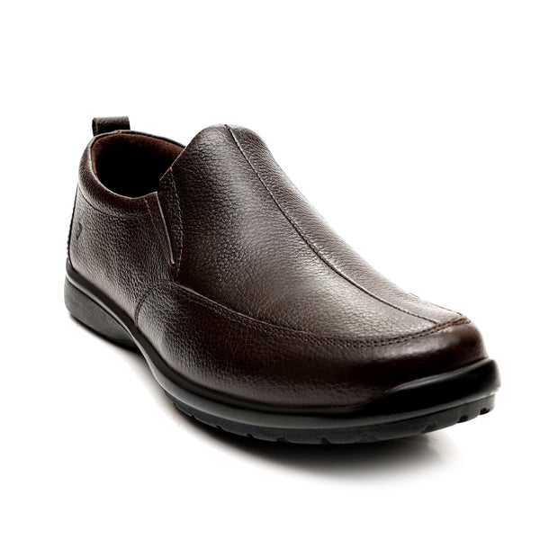 starlet LEATHER SHOES - RUNNER-062 BROWN MEN CASUAL