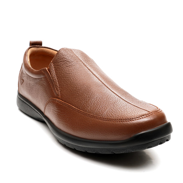 Starlet LEATHER SHOES - RUNNER-062 TAN MEN CASUAL