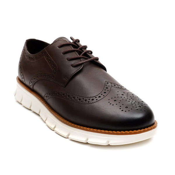 Starlet LEATHER SHOES - SFG-0001 BROWN MEN CASUAL