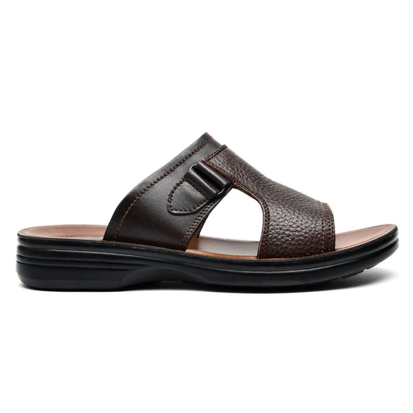Starlet LEATHER SLIPPER - VO-623 BROWN MEN SLIPPER
