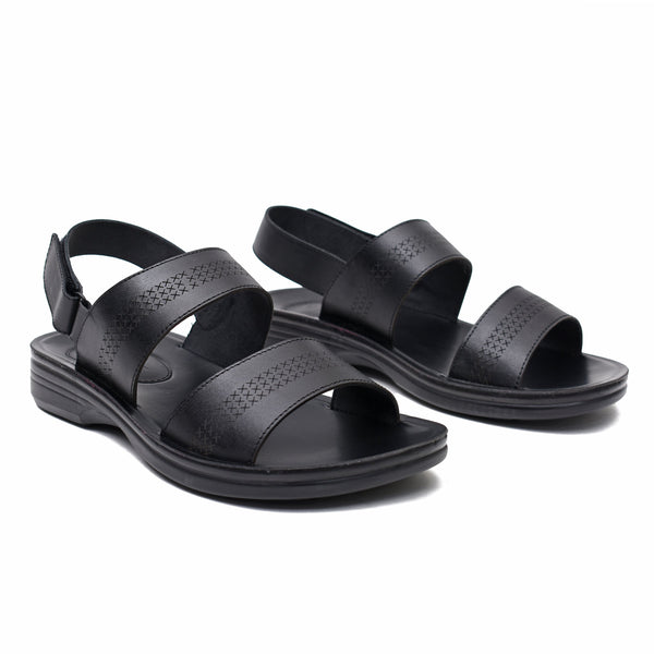 Starlet LEATHER SLIPPER - VO-651 BLACK MEN SANDAL
