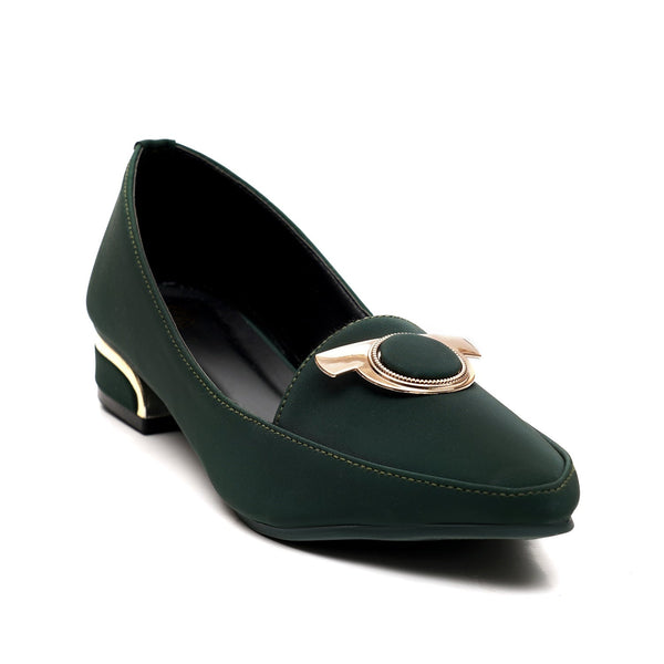 starlet MFL-0028 GREEN PUMPS