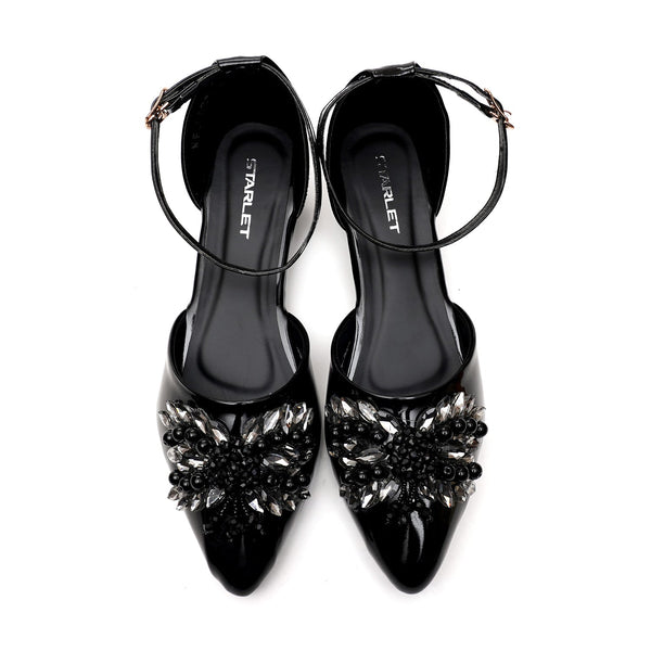 Starlet MFL-0031 BLACK COURT SHOES