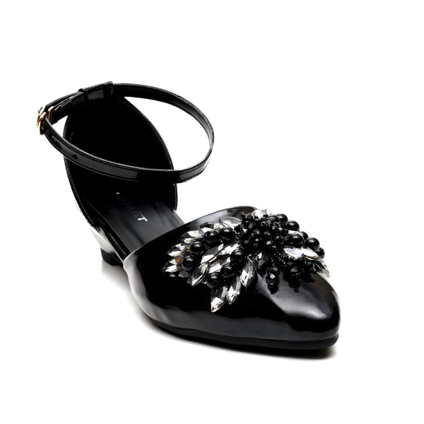 starlet MFL-0031 BLACK COURT SHOES