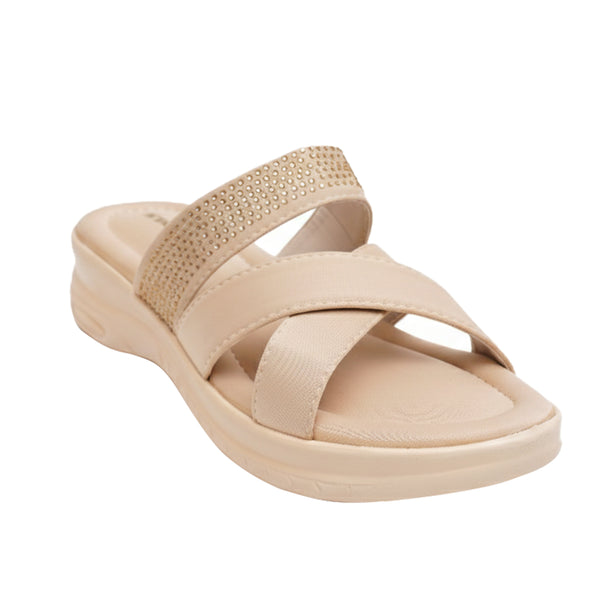 Starlet MFL-0032 BEIGE WOMEN SLIPPER