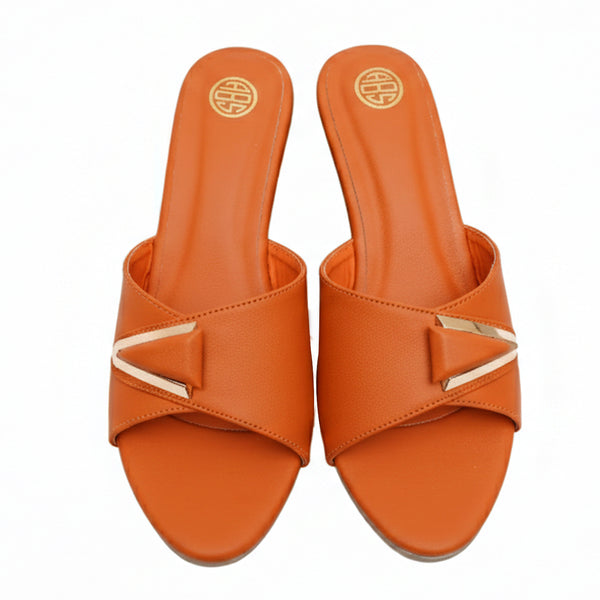 Starlet MFL-0033 ORANGE WOMEN HEELS