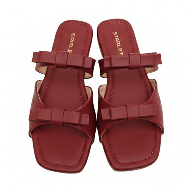 Starlet MML-0006 BURGUNDY WOMEN FLATS