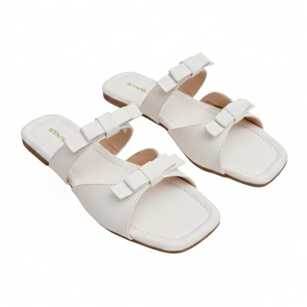 starlet MML-0006 WHITE WOMEN FLATS