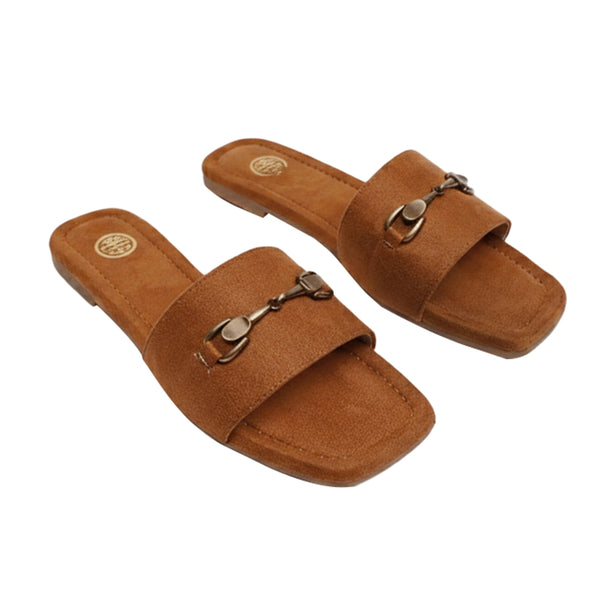 starlet MML-0010 BROWN WOMEN FLATS