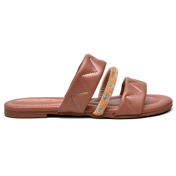 starlet MS-L-0008 PEACH WOMEN FLATS
