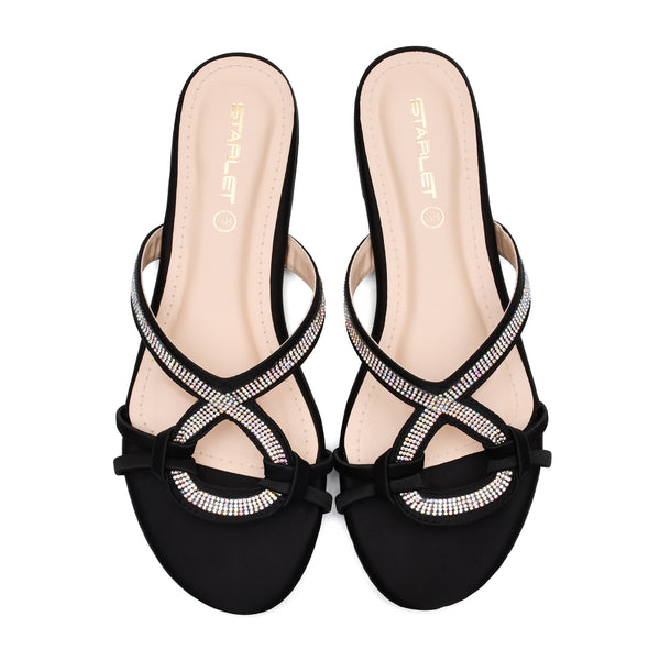 Starlet MS-L-0016 BLACK WOMEN FLATS