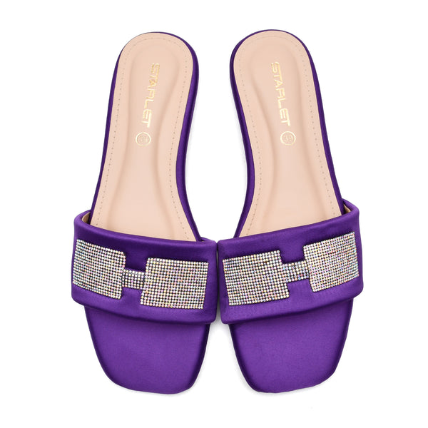 Starlet MS-L-0018 PURPLE WOMEN FLATS