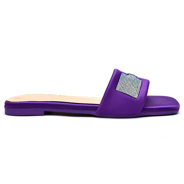 starlet MS-L-0018 PURPLE WOMEN FLATS