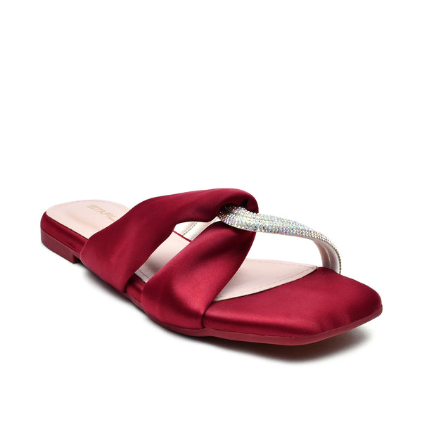 Starlet MS-L-0024 MAROON WOMEN FLATS