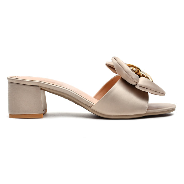 starlet MS-L-0025 BEIGE WOMEN HEELS