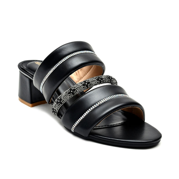 Starlet MS-L-0031 BLACK WOMEN HEELS