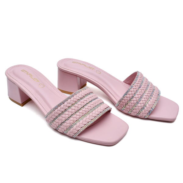 Starlet MS-L-0032 PINK WOMEN HEELS