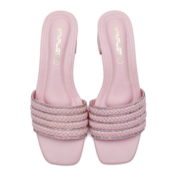 Starlet MS-L-0032 PINK WOMEN HEELS