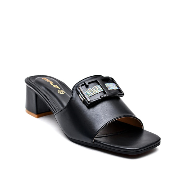 starlet MS-L-0034 BLACK WOMEN HEELS