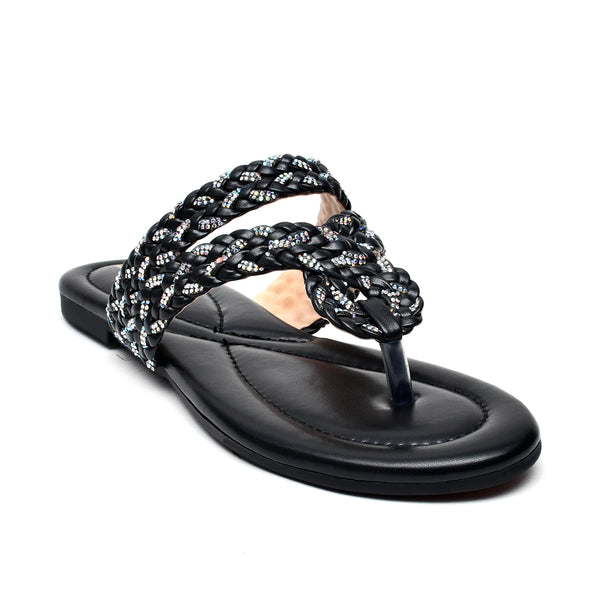 Starlet MS-L-0037 BLACK WOMEN FLATS