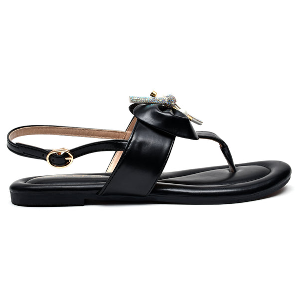 starlet MS-L-0042 BLACK WOMEN SANDAL